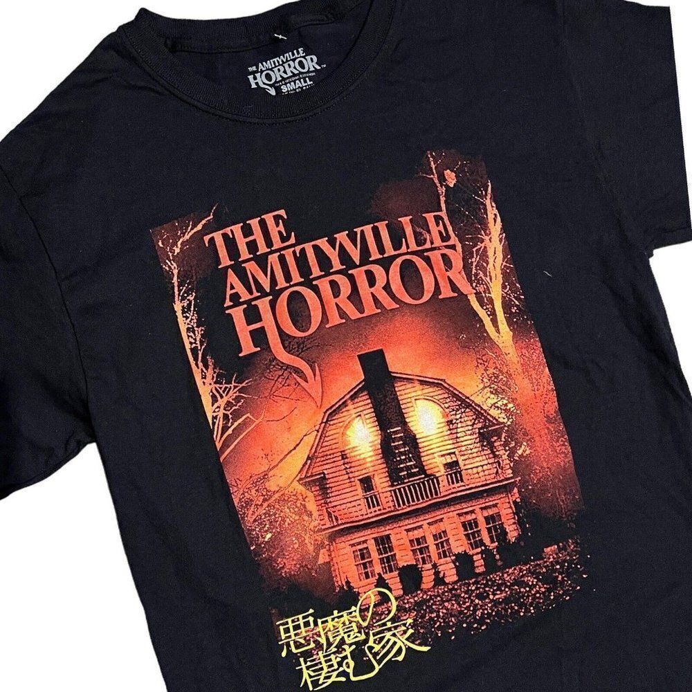 Amityville‎ Horror T-Shirt Men’s S Japanese Movie Poster Cult Classic Halloween